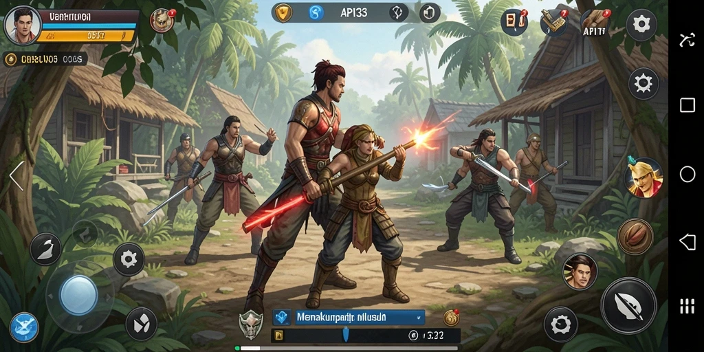 Tampilan gameplay <strong>API33</strong> yang menegangkan dan penuh strategi.
