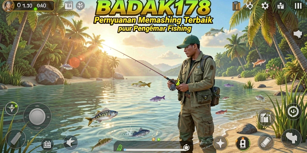 Tangkapan ikan yang mengesankan dalam gameplay BADAK178.
