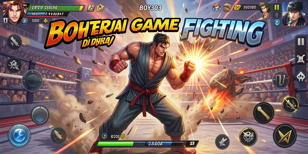 Gameplay BOY303 menampilkan pertarungan yang seru dan dinamis.