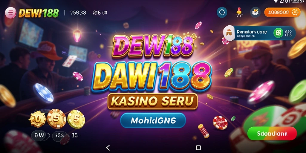Screenshot gameplay DEWI188 dengan tampilan kasino menarik.