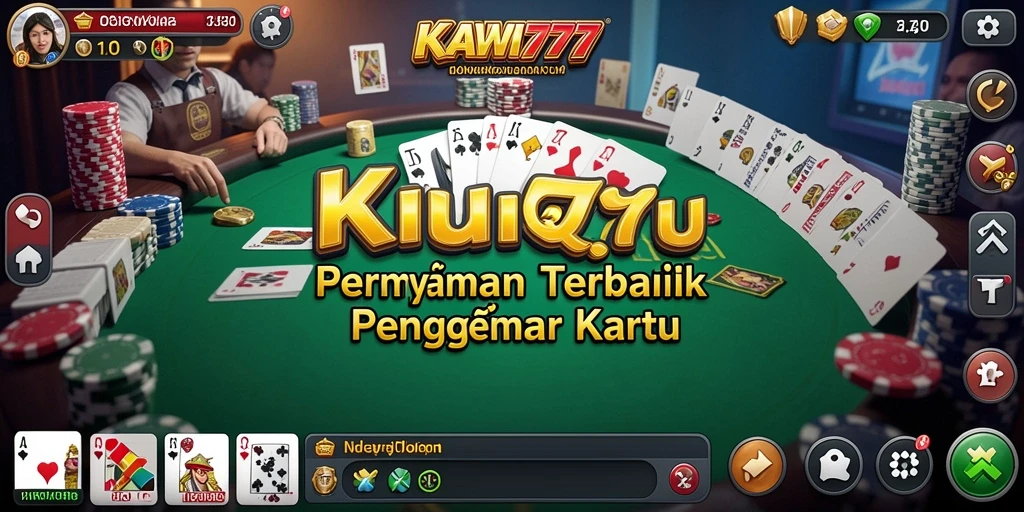 Tampilan gameplay QiuQiu yang menarik dan dinamis di KAWI777.