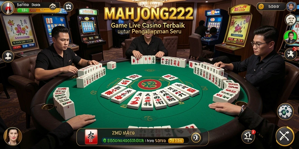 Tangkapan layar dari gameplay seru di MAHJONG222 Live Casino.