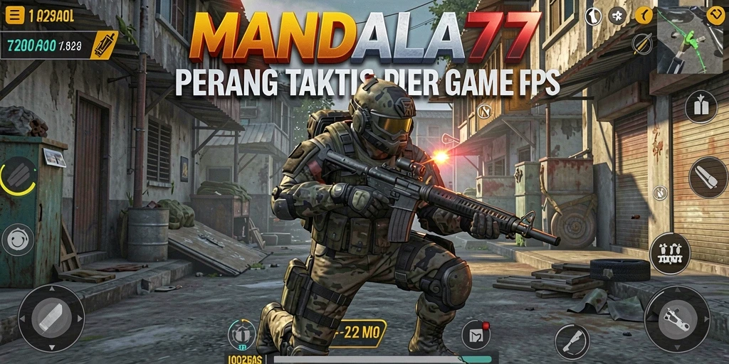 Tampilan gameplay MANDALA77 yang intens dan penuh aksi.
