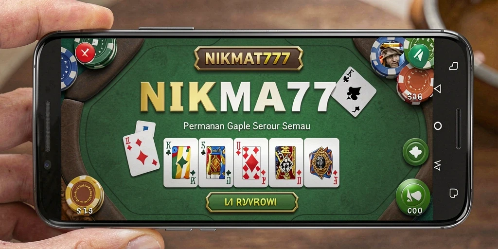 Gameplay seru Gaple di NIKMAT777.