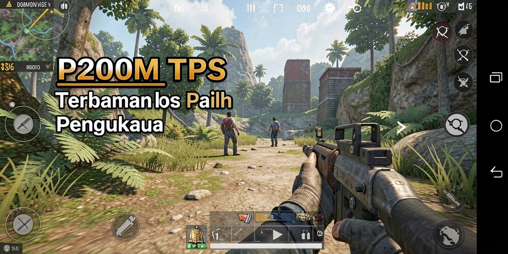 Gameplay seru P200M dengan aksi yang mendebarkan.