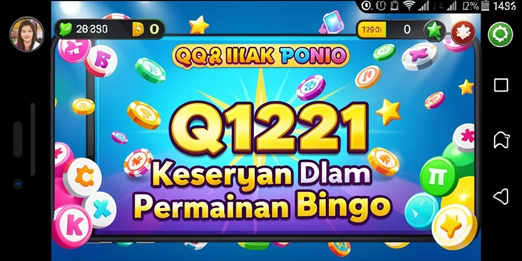 Screenshot gameplay <strong>QQ1221</strong> menampilkan suasana seru permainan Bingo.