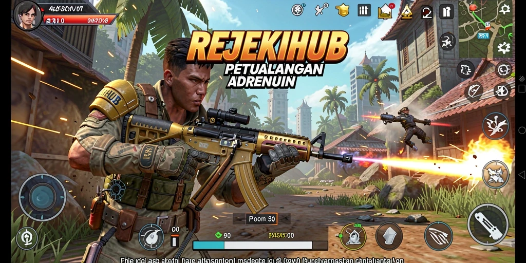 Screenshot gameplay REJEKIHUB menunjukkan aksi seru dan tantangan menegangkan.