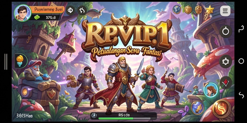 Tampilan gameplay RPVIP1 yang memukau dalam petualangan fantastis.