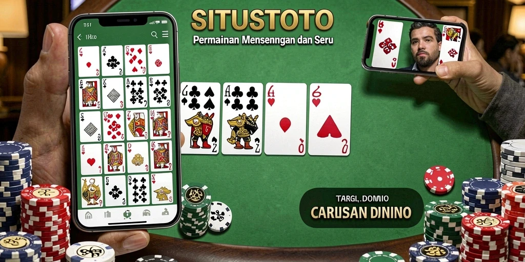 Screenshot gameplay <strong>SITUSTOTO</strong> saat bermain domino online.